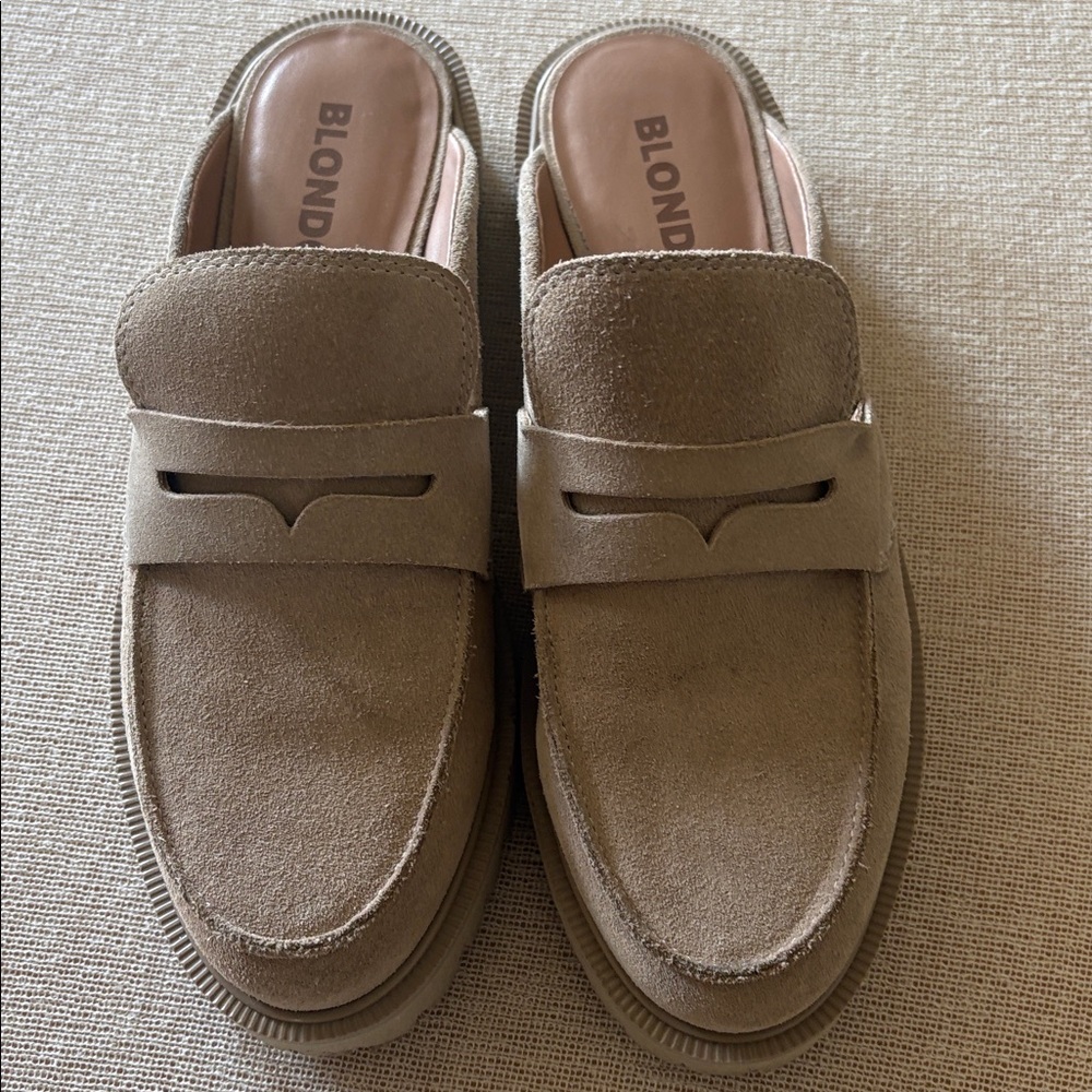 Blondo Leather Waterproof Slides